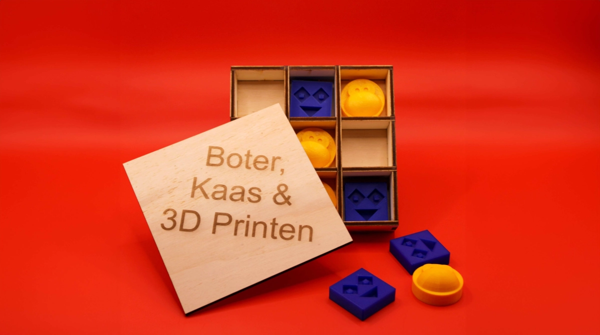 3D-print je eigen Boter-kaas-en-eieren spel (8+)